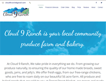 Tablet Screenshot of cloud9ranch-tn.com